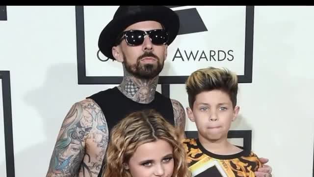 Travis Barker and His Kids Best Red Carpet Moments in Photos.