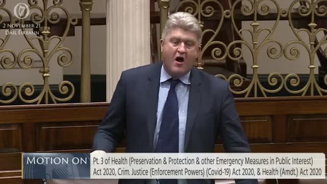 Michael Mcnamara Absolutely Destroys Stephen Donnelly the Health Minister of Ireland