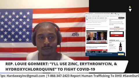 Rep. Louie Gohmert, I'll Use Zinc, Erythromycin, & Hydroxychloroquine To Fight COVID-19