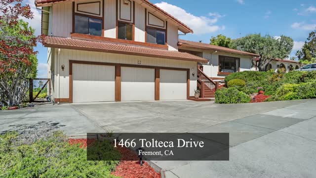 $2,700,000 -Open SAT/SUN 1-4, (See Virtual Tour), Fremont, CA. 1466 Tolteca Dr.