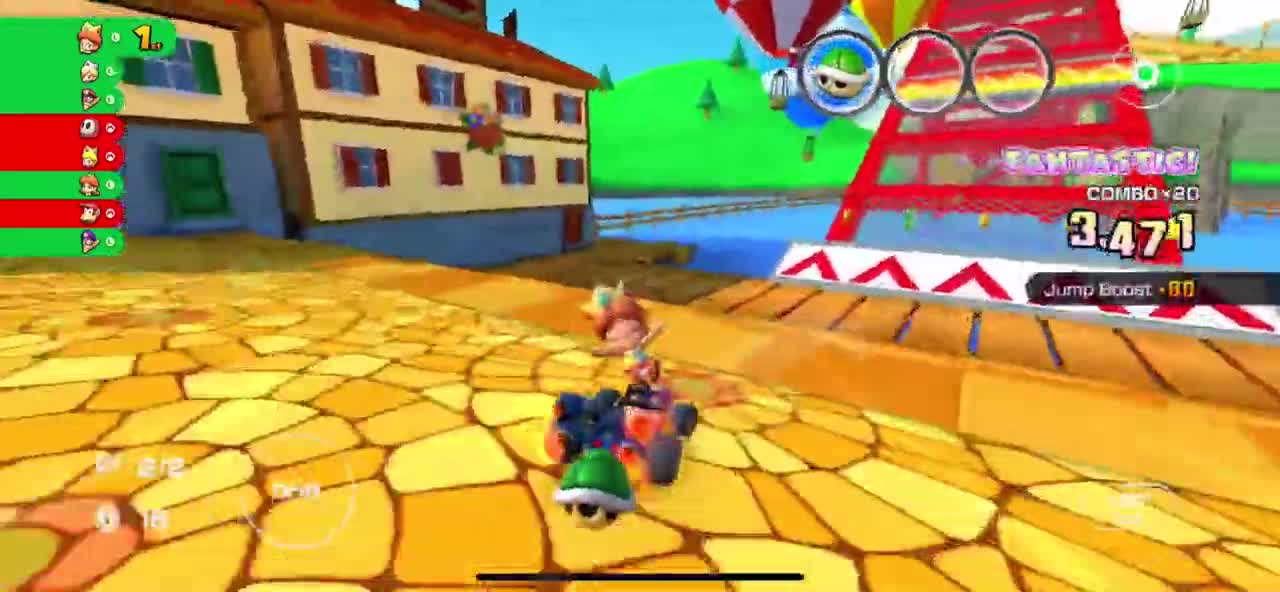 Mario Kart Tour - Daisy Hills R/T Gameplay (Mario vs. Luigi Tour)