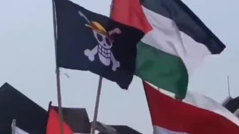 Even the anime grandline pirates are against Israel