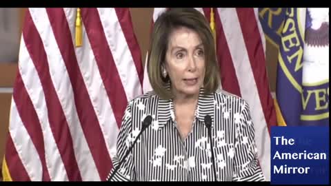 Nancy Pelosi asks reporter to "repoot" a question