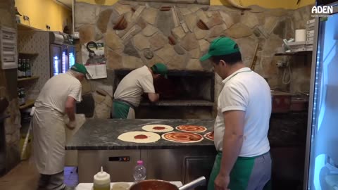 Food in Rome-wood fired-piza-italy