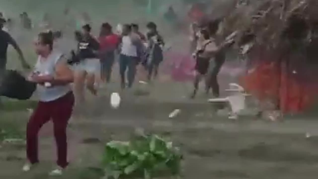 A colossal tornado has struck Tubara, Colombia.
