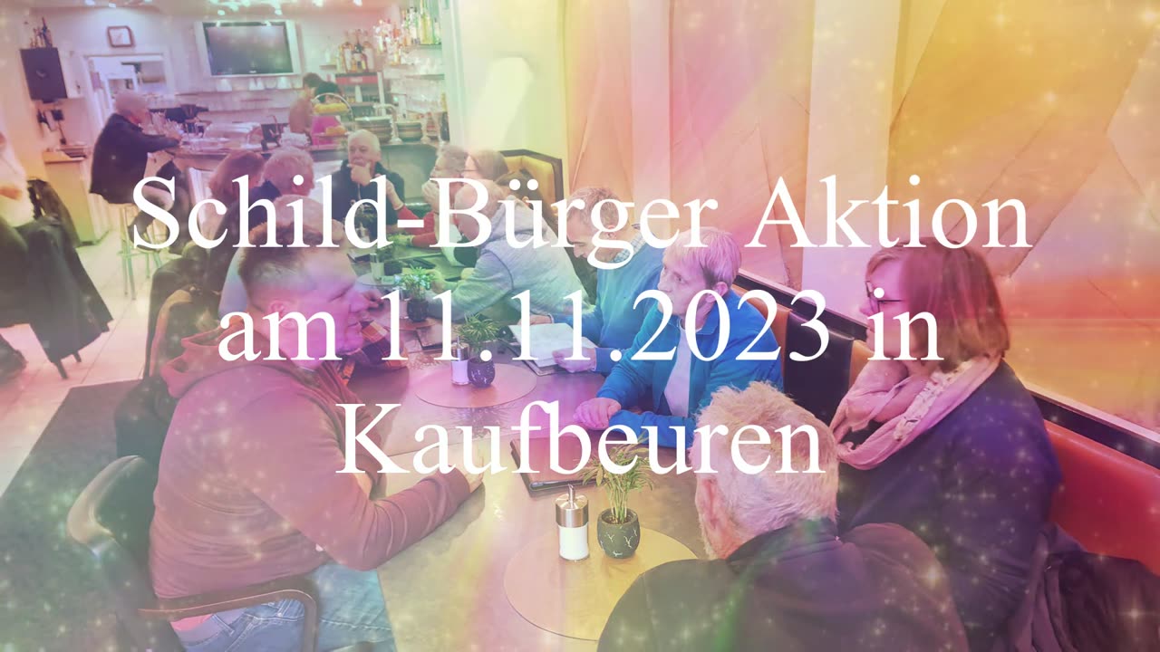 Schild-Bürger Aktion Kaufbeuren Am 11.11.2023