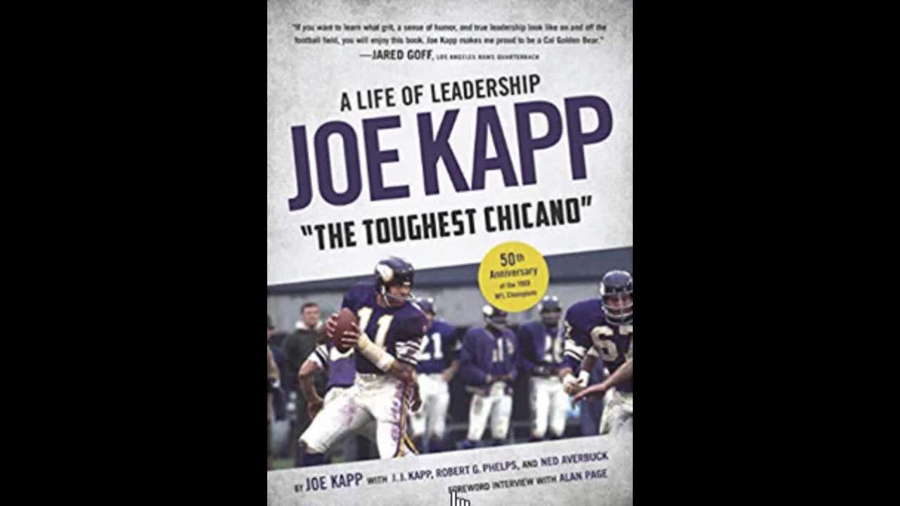 “Book Talk” Guest J.J. Kapp Author “Joe Kapp, The Toughest Chicano”