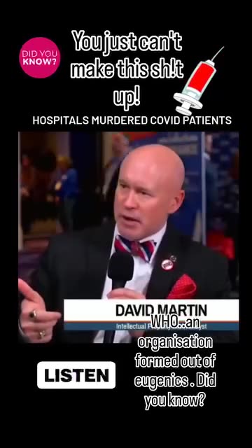 WHO.an organisation formed out of eugenics. Did youknow?