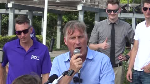 Bernier and Hillier Speak at PPC Rally in Thornhill, Ontario
