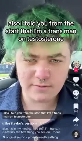 Female has breakdown over being misgendered. This is what gender ideology does to young people