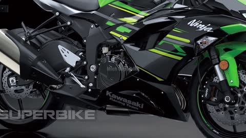 2022 Kawasaki Ninja ZX-4R (ZX434R) 4 Cylinder Frist Overview Mich Superbike