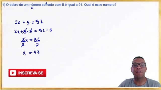 Equação do primeiro grau - problema 1