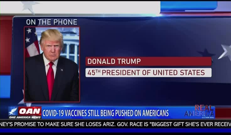 Donald J Trump is interviewed by Dan Ball. Topics discussed: Vaccines, the PRECIPICE and MOAR! 👀🤔