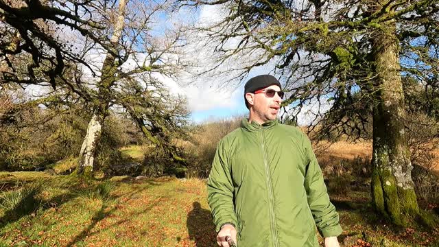Morning vlog riverside Dartmoor. Winter. GoPro