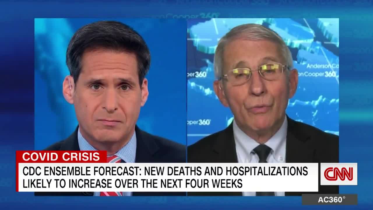 Fauci confirms you'll never get rid of cov19