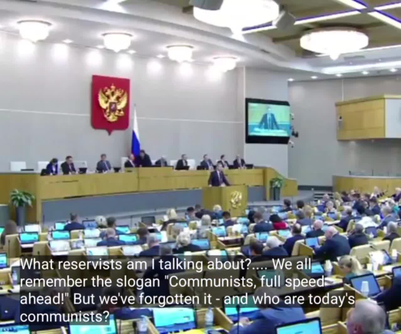 Russian politician suggests MPs should mobilize first