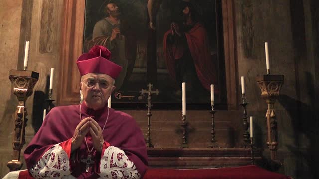 Videomessaggio di Mons. Viganò alla Processione di riparazione per le parate LGBT di Reggio Emilia