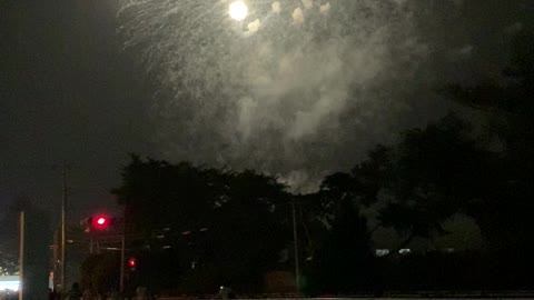 A scene of fantastic fireworks 01