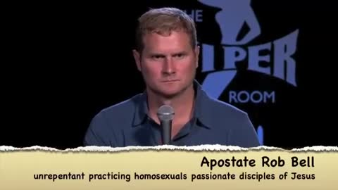 HERETIC "Pastor" Rob Bell Approves of Homosexuality! - FALSE TEACHER ALERT!