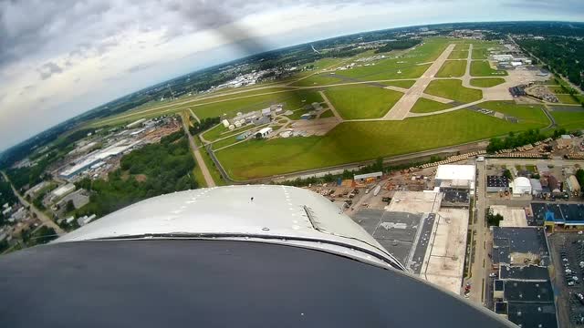 Landing at KOSH