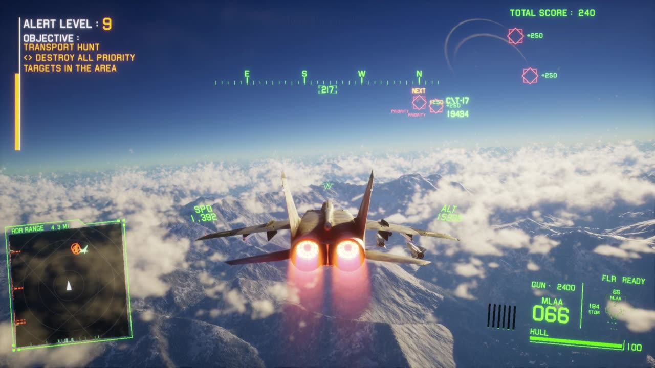 Project Wingman Conquest Mode, Mission 16, Normal, 0.5x alert modifier