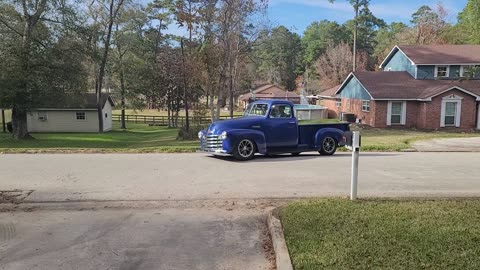 Dad in 53 Chevy truck Dec 19, 2023