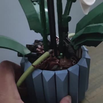 LEGO Icons Orchid Artificial Plant, Building Set with Flowers, Home Décor Gift for Adults,