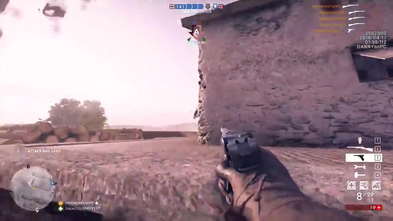 The team leader was accidentally wounded