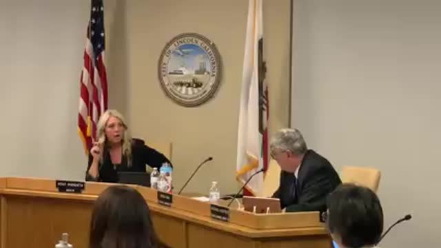 Lincoln, Ca. Mayor Andreatta ask Council member Lauritsen to resign. Twice. Lauritsen said NO!!!