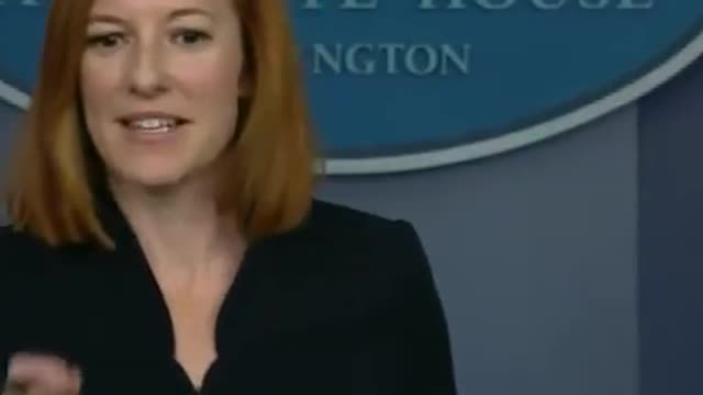 "We may be on the other side of the former president," said White House Press Secretary Jen Psaki.