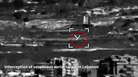IDF: Earlier today, a suspicious aerial target that was approaching Israeli territory
