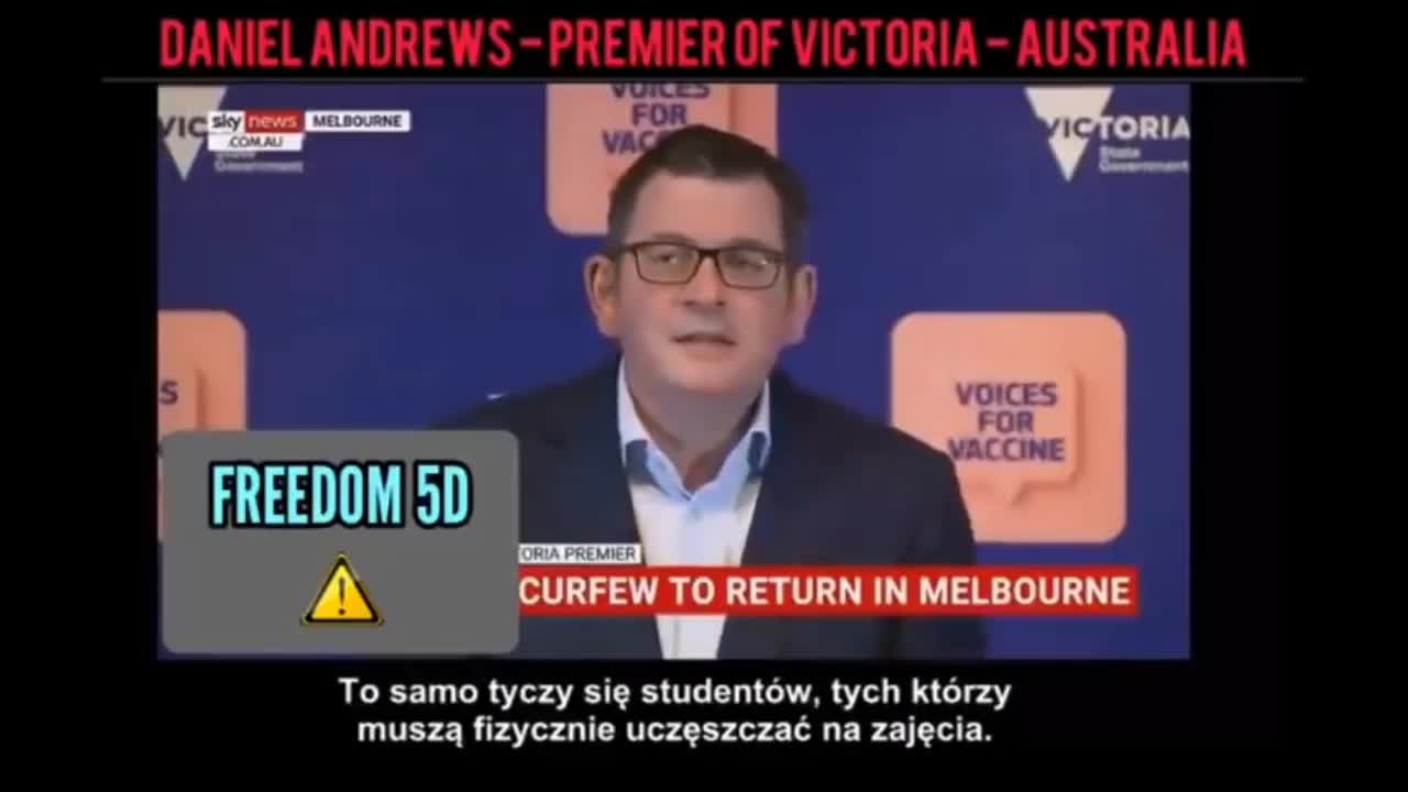 Australia - do not get vaccinated will exclude you from the economy