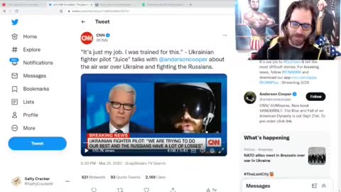 CNN interview a fake Ukrainian pilot for globalist propaganda!😂