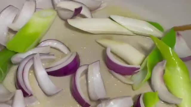 Stir fried and seasoned