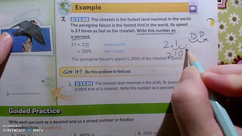 Gr 6 - Ch 2 - Lesson 4 - Percents Greater than 100% and Less than 1%