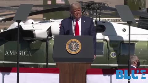 President Trump mentions The Blue Magazine!