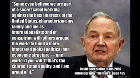 David Rockefeller Speaking On Behalf Of His Powerful Family