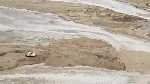 Truck vs. Flash Flood