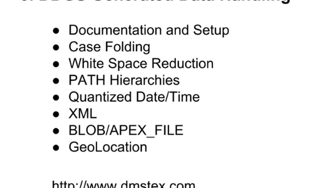 3. DDGS Generated Data Handling