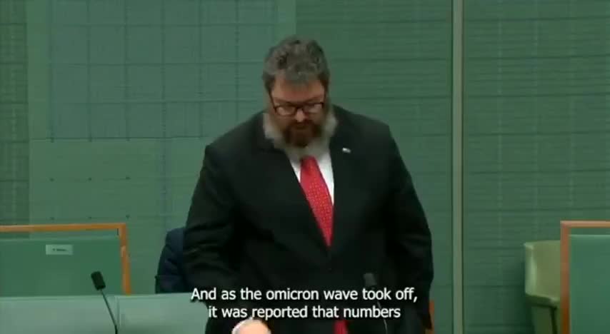 AUSSIE POLITICIAN GEORGE CHRISTENSEN DROPS COVID TRUTH BOMBS