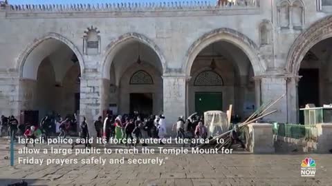 Violence Around Al-Aqsa Mosque As Israeli police, Palestinians Clash