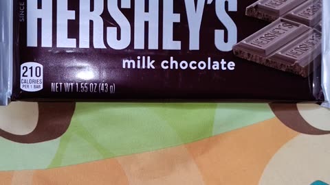 Eating Hershey's Milk Chocolate, Dbn, MI, 3/4/24