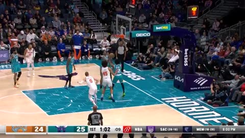 NBA Hornets 92, Knicks 113 Highlights