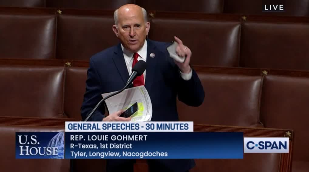 Rep. Gohmert Slams Military Vaccine Mandate in Floor Speech