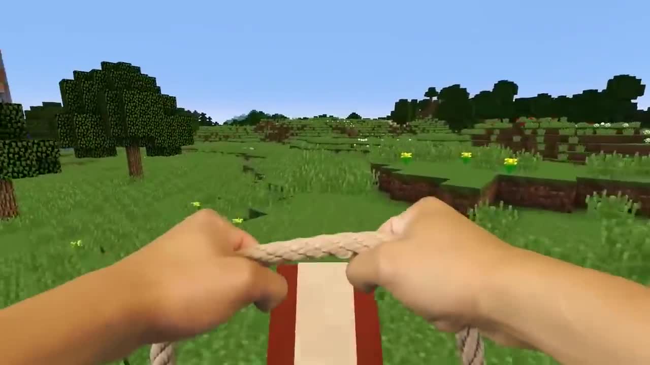 Realistic Mindcraft in Real Life