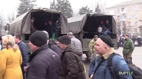 DPR: Donetsk residents continue gathering at points for general mobilisation| Russia Ukraine Tension