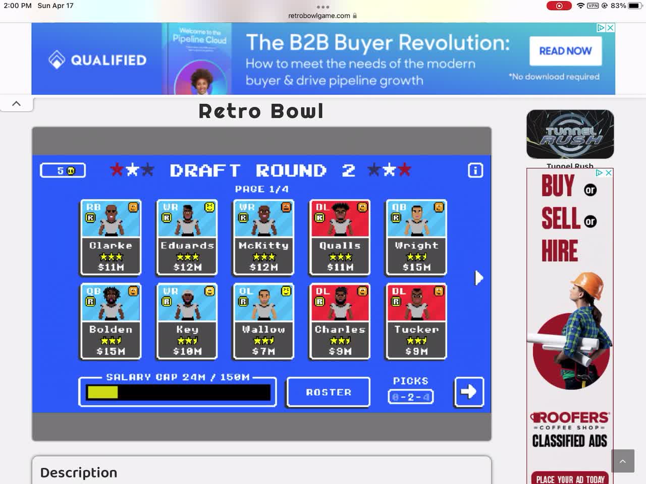 My First Official Draft! NYJ Retro Bowl Gameplay #3