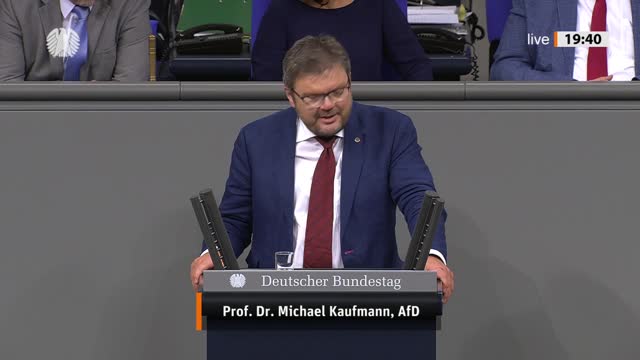 Prof. Dr. Michael Kaufmann Rede vom 22.09.2022 - Änderung des Bundesausbildungsförderungsgesetzes