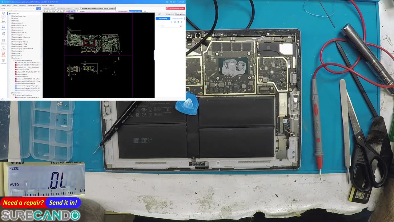 Reviving Microsoft Surface 5_6_ Turns On then Off. Power On, Power Up! Incredible Repair!