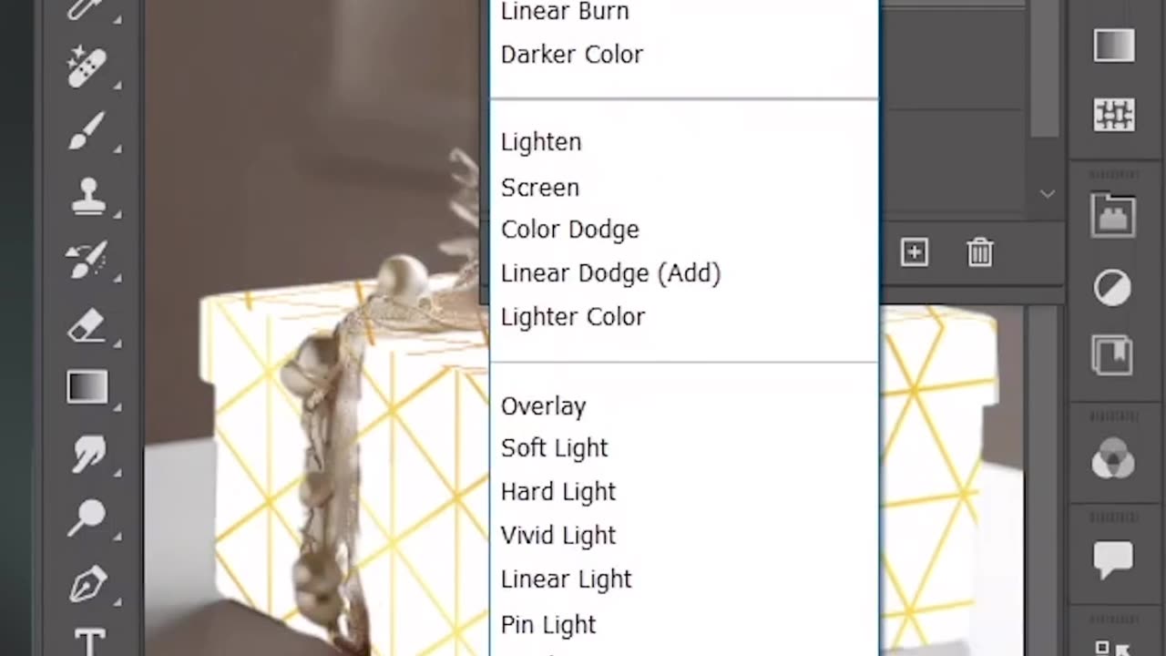 Easy way to add pattern to a box in